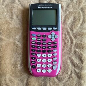 Texas Instruments TI-84 Plus Silver Edition (PINK) w/ Cover • Tested and Working